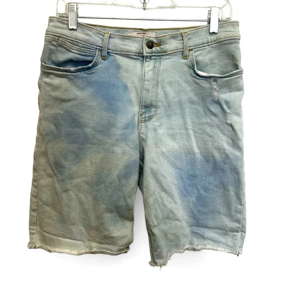 Wrangler light wash distressed denim Bermuda length short with tough hem size 8 - Picture 1 of 8